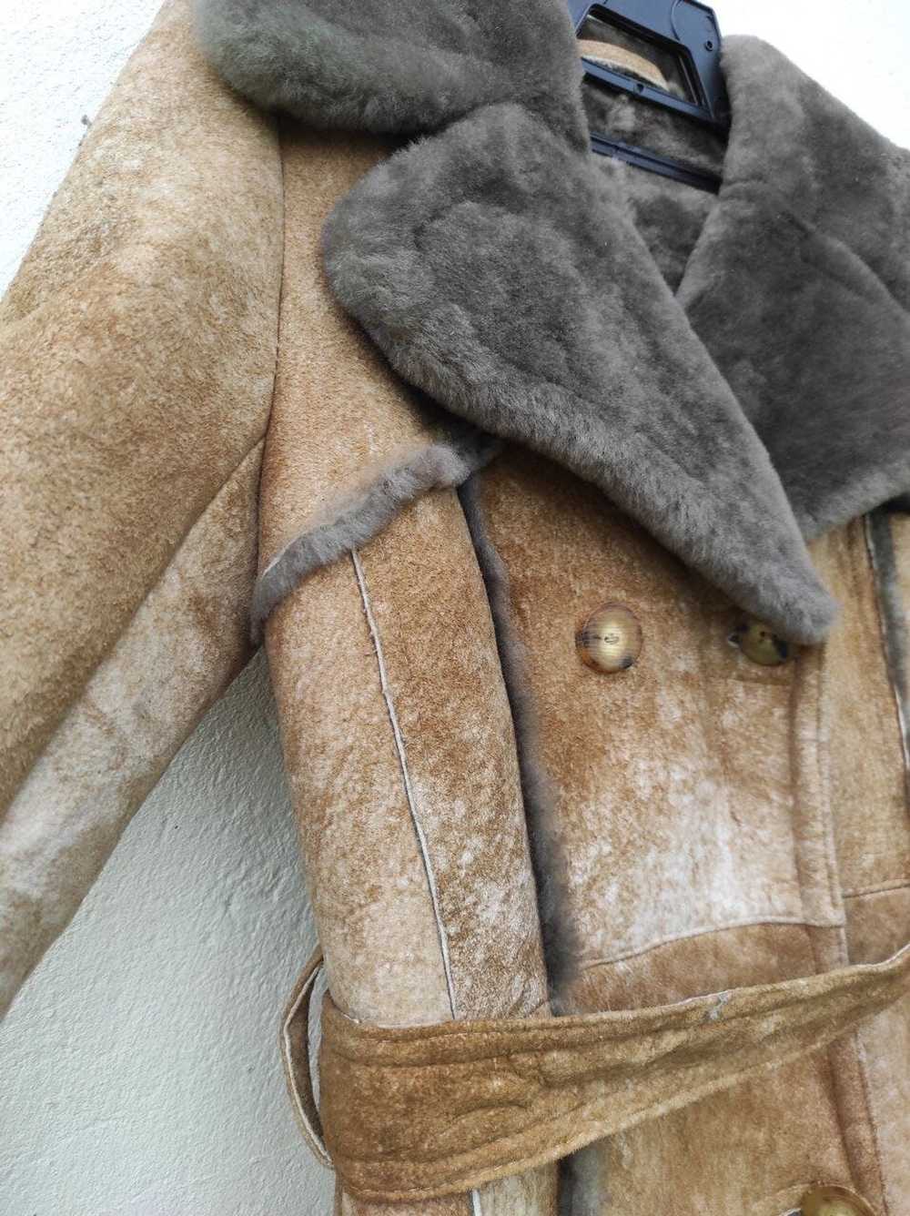 Canada × Sheepskin Coat SAWYER OF NAPA MADE IN CA… - image 4