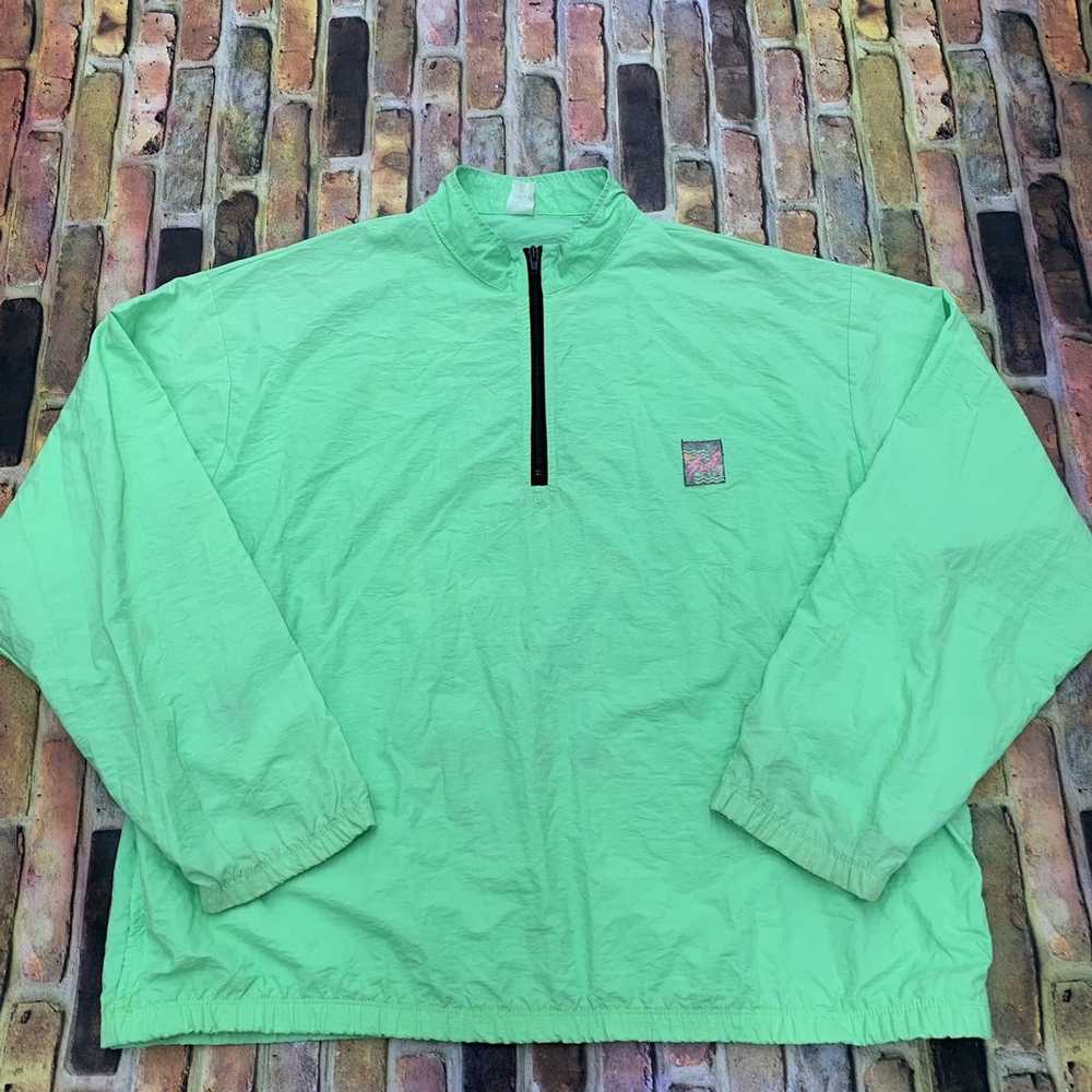 Backpackwheelieboyz Windbreaker with Fluo Yellow Embroidery