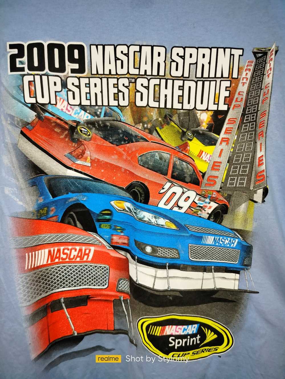 NASCAR 2009 NASCAR Sprint Cup Series Schedule tee - image 2