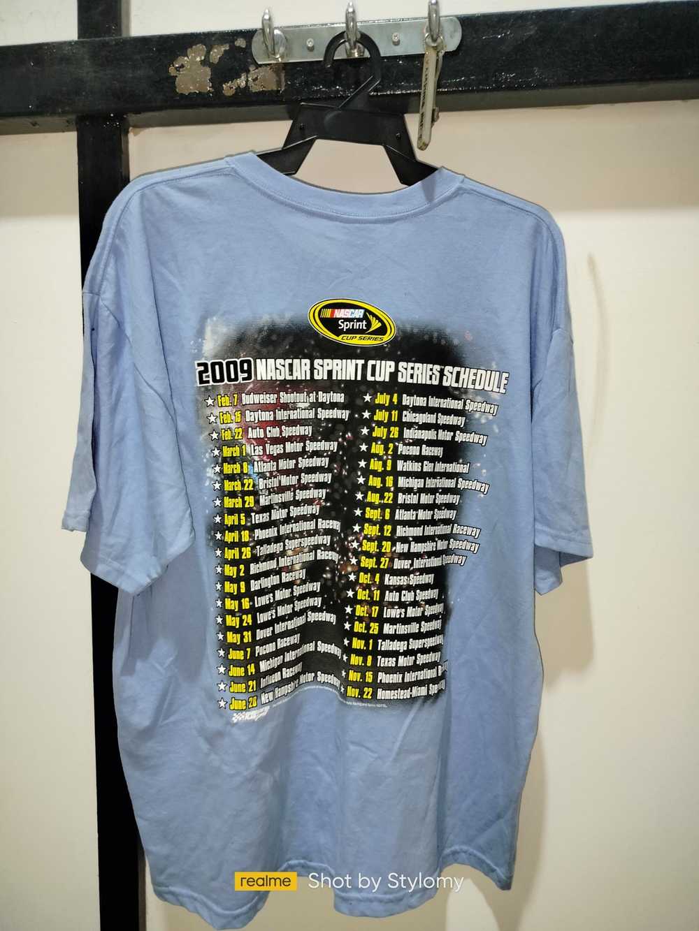 NASCAR 2009 NASCAR Sprint Cup Series Schedule tee - image 5