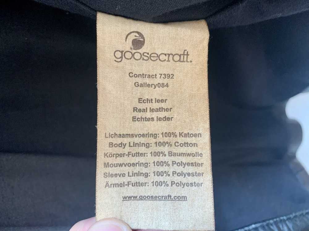Goosecraft Off-Centre Zip-Front Short Leather Jac… - image 5