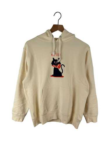 Beams Plus Beams Nice Dish Cat Print Hoodie - image 1