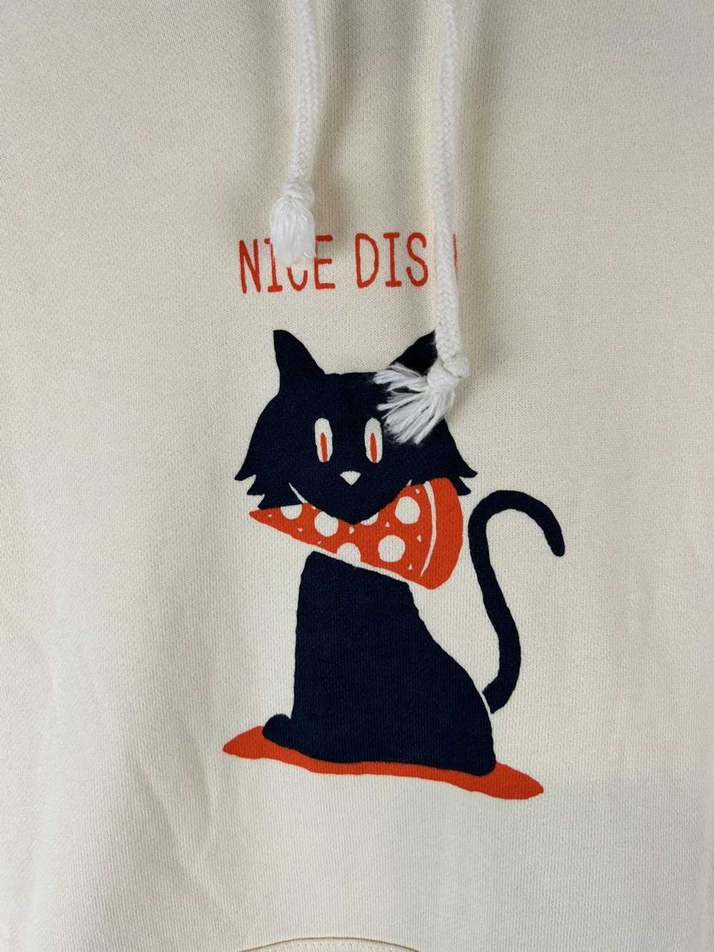 Beams Plus Beams Nice Dish Cat Print Hoodie - image 3