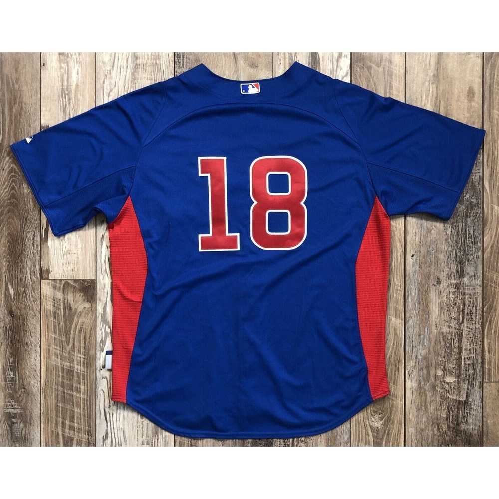 Majestic Chicago Cubs #18 Majestic Authentic Jers… - image 1