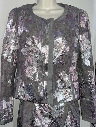 Elie Tahari Elie Tahari Tessa Silver Pink Metallic