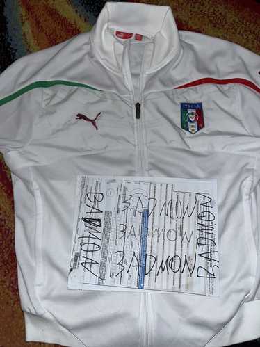 RETRO 1950'S KAPPA ITALY TORINO FC SOCCER TEAM Red Full Zip Jacket XL