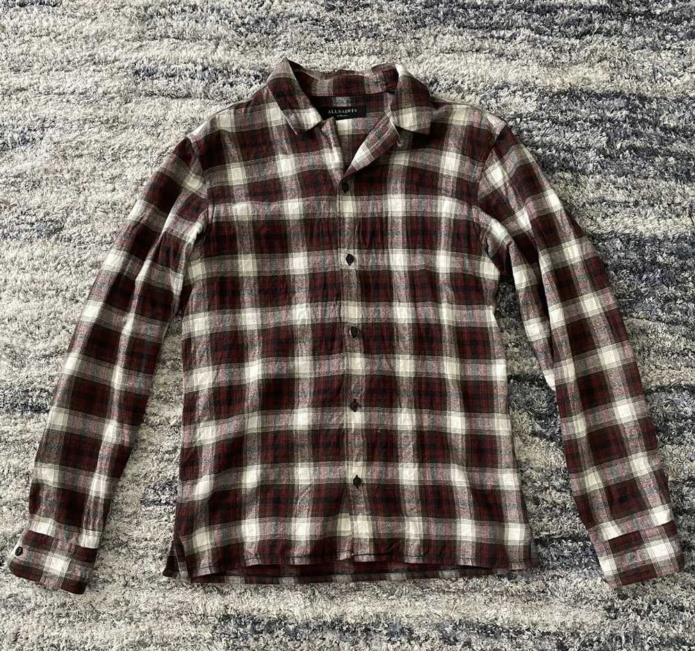 Saints and Sippers Flannel Shirt