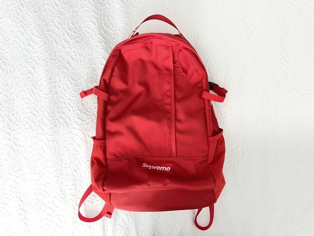 SUPREME RED BACKPACK OS FW21 (100% AUTHENTIC) BRAND NEW AND STILL SEALED