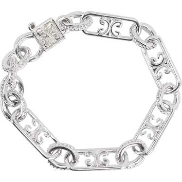 Heavy sterling silver designer bracelet