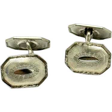 Men’s 14kt Art Deco cufflinks