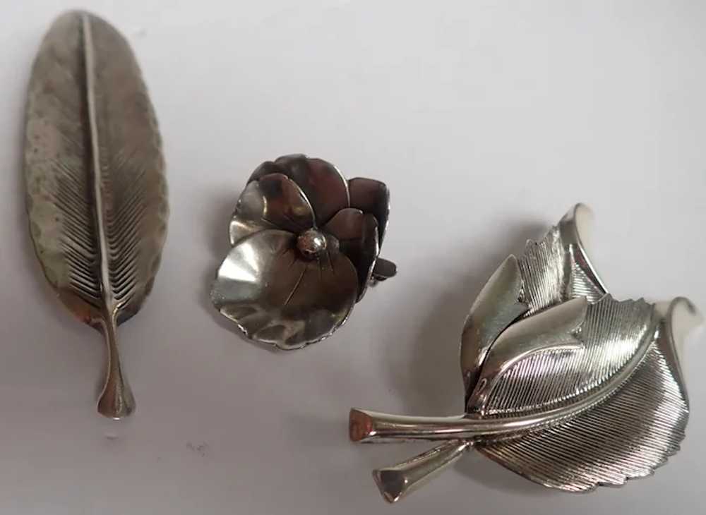 Vintage Collection Sterling Pins Brooches - image 2