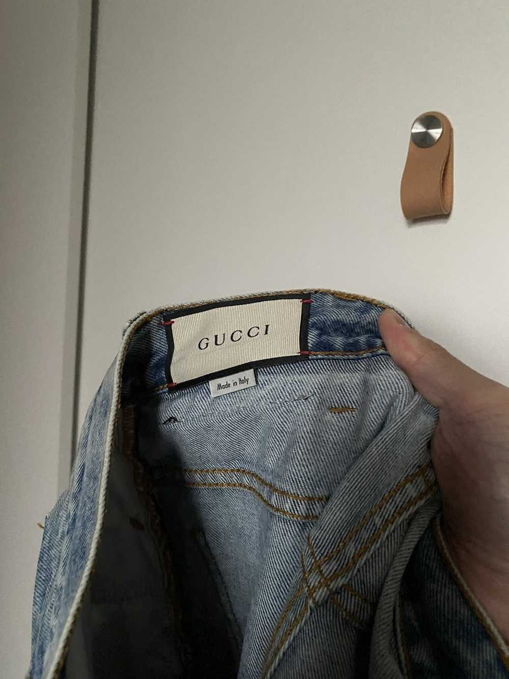 Gucci Gucci Runway Fall 2020 Distressed Straight … - image 7