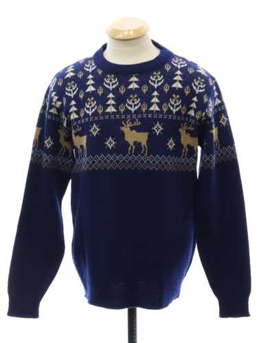 1980's Forum Unisex Ladies or Boys Reindeer Ski Sw