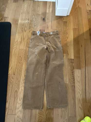 Carhartt × Vintage 1990s Carhartt Tan Repaired Car