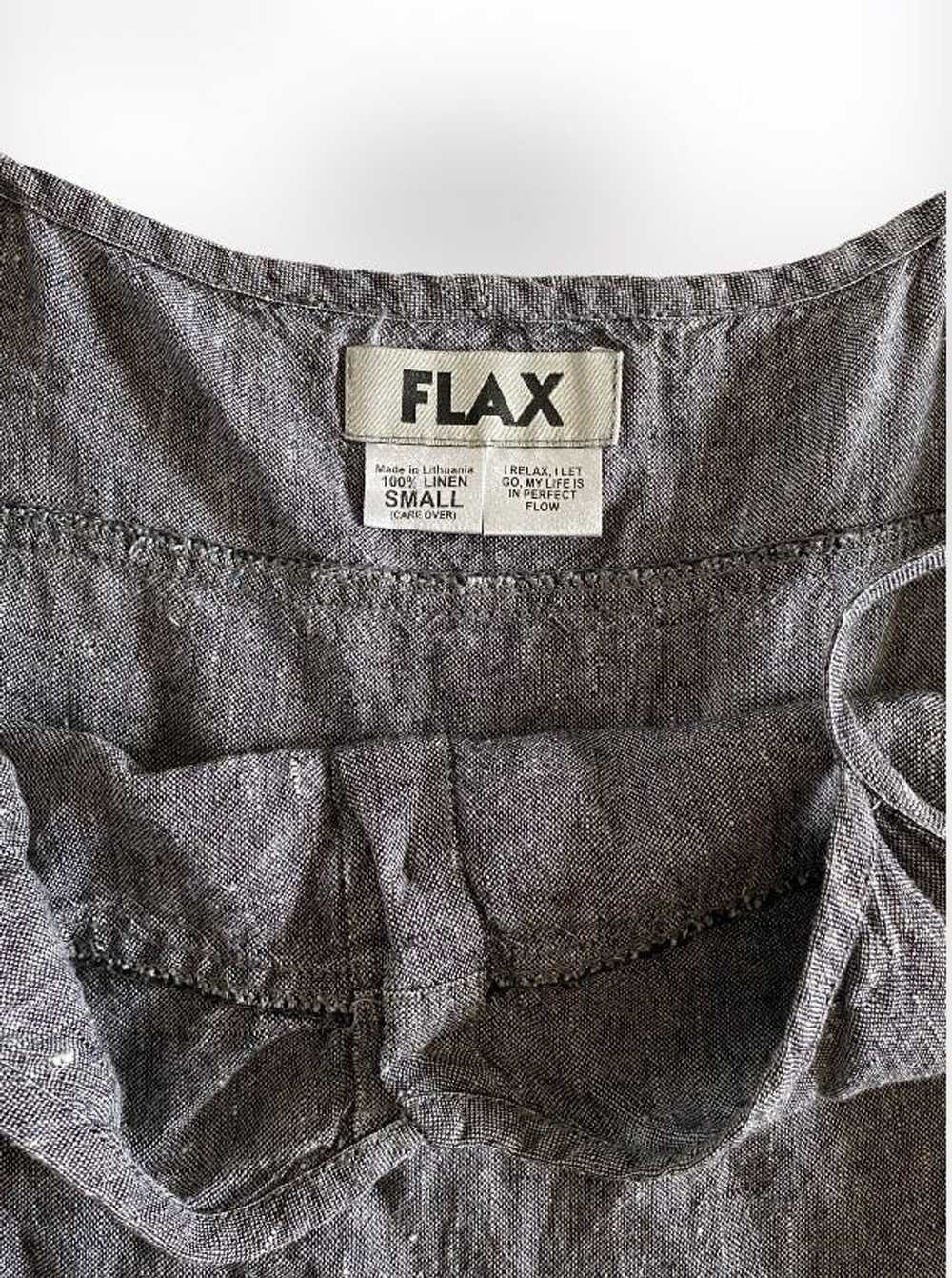 flax FLAX Lithuania 100% Linen Strap Maxi Dress S… - image 3