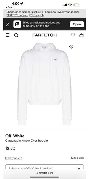 Off-White Off white Diag Cotton jersey Hoodie