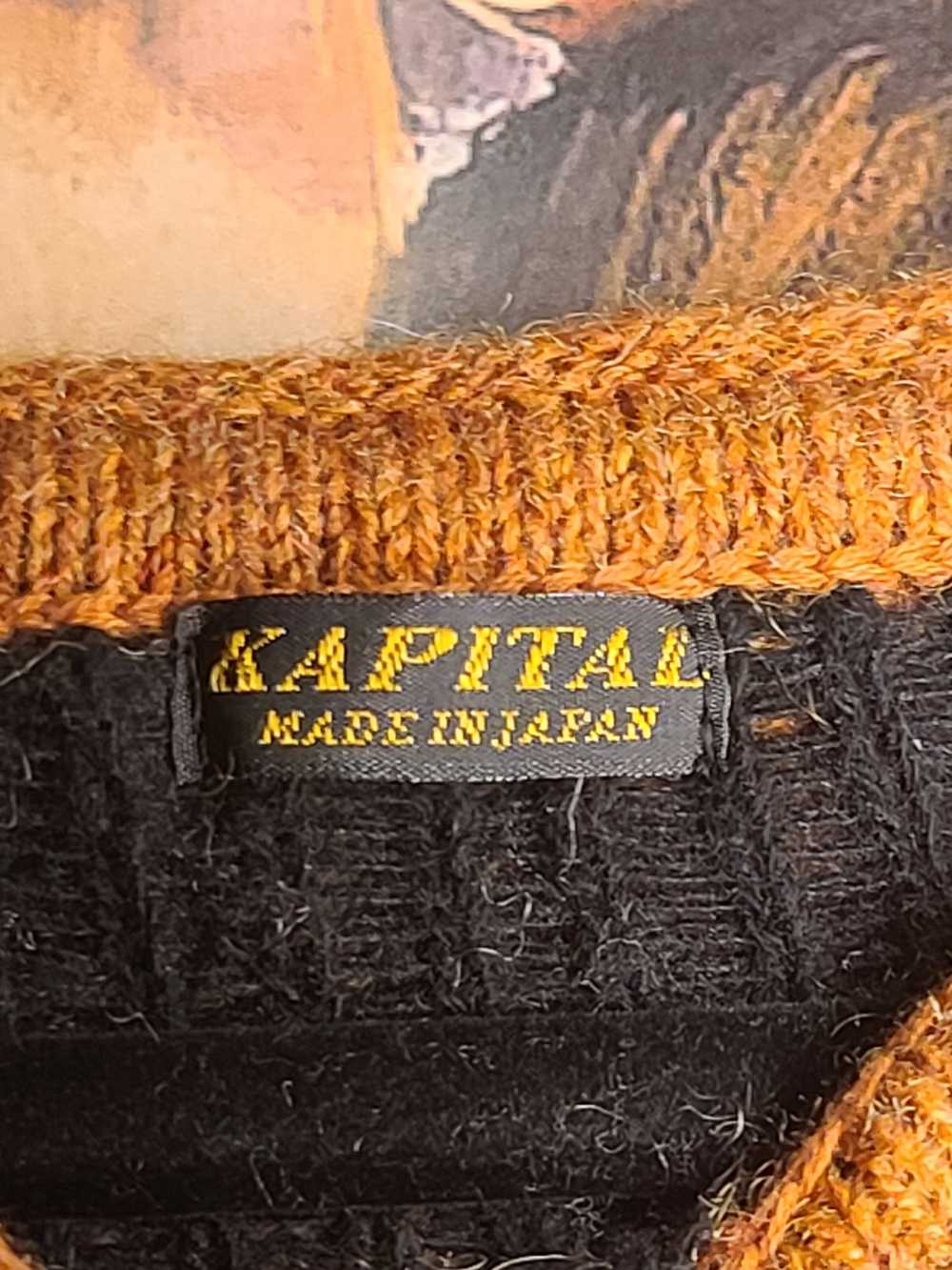 Kapital 7G Wool Nepal Tiger Crew Knit - image 4