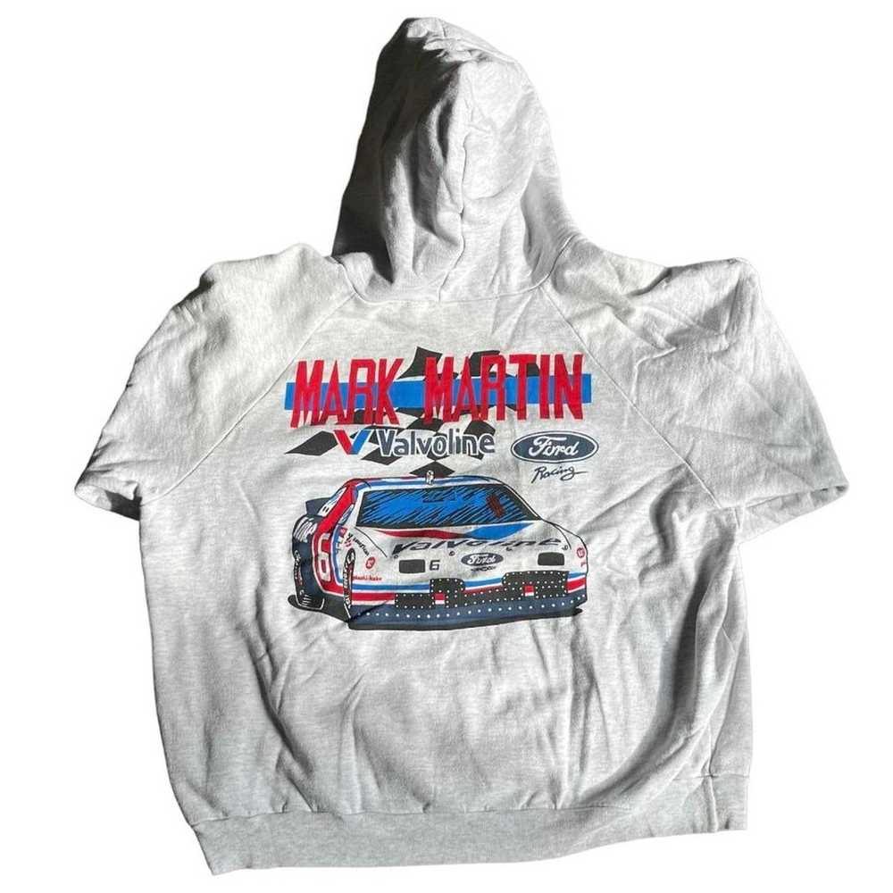 NASCAR Vintage Mark Martin Valvoline Racing Hoodie - image 2