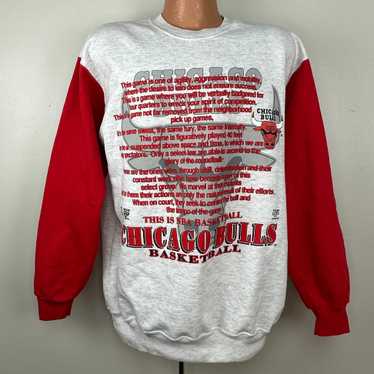 1990s Chicago Bulls Sweatshirt, Team Rated Size X… - image 1