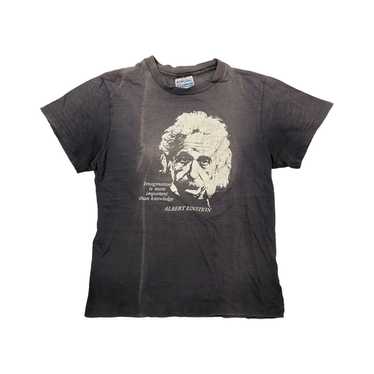 Hanes × Made In Usa × Vintage 80s Albert Einstein… - image 1