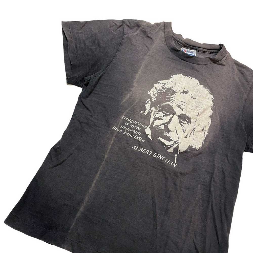 Hanes × Made In Usa × Vintage 80s Albert Einstein… - image 2