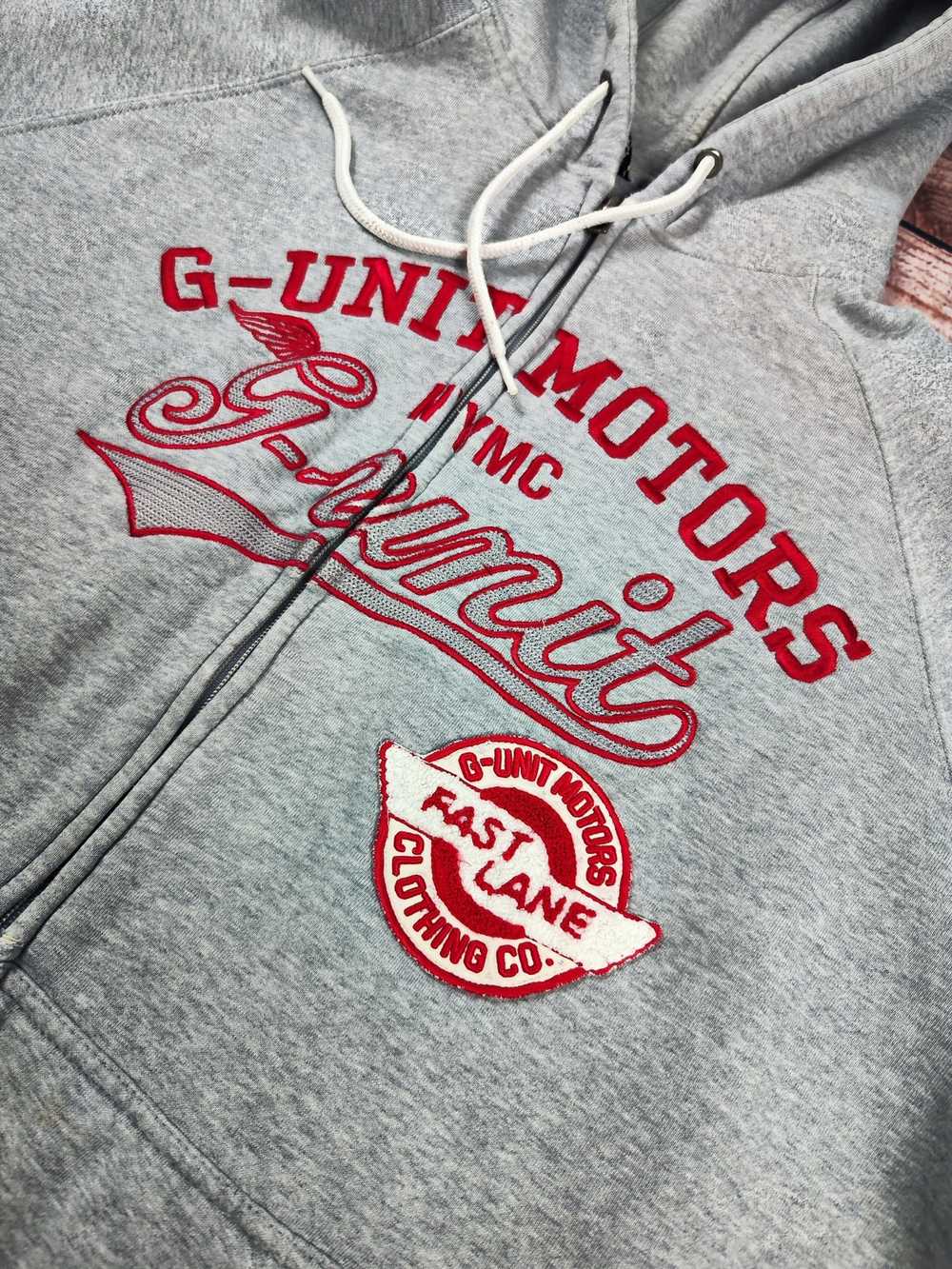 G Unit × Vintage Vintage G-Unit motors ZIP hoodie… - image 2