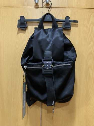 Metal buckle roll top backpack bag book duffle rollercoaster