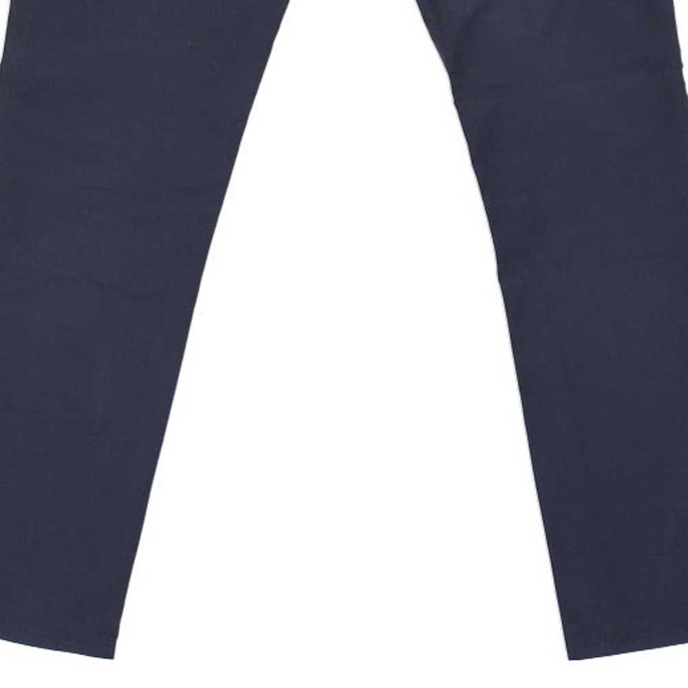 Armani Jeans Trousers - 30W UK 8 Blue Cotton Blend - image 6
