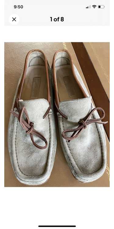 JACK ROGERS Sz 5 Tatum Slip-On Loafers Driving Moccasins Taupe