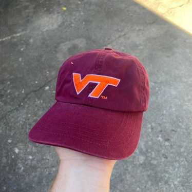 Vintage Vintage Virginia Tech Hokies Strap Hat - image 1