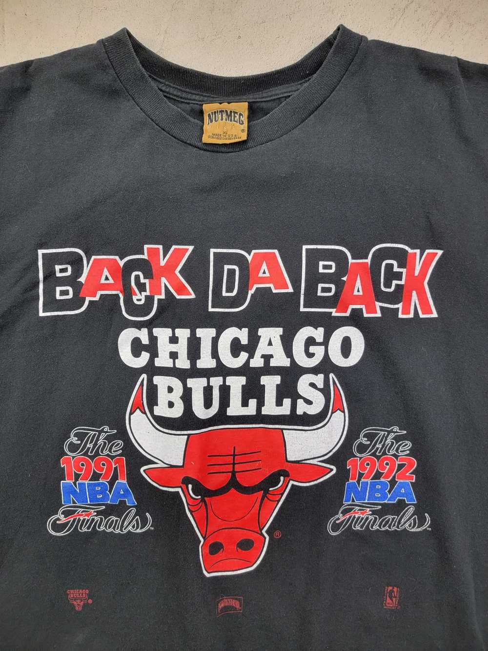 Chicago Bulls × Nutmeg Mills × Vintage Vintage 90… - image 2