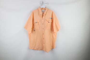 Columbia × Vintage Columbia PFG Spell Out Short S… - image 1