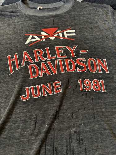 Vintage Vintage Harley Davison’s AMC 1981 T-shirt