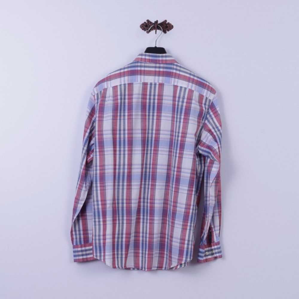 Nautica Nautica Mens L Casual Shirt Blue Check He… - image 6