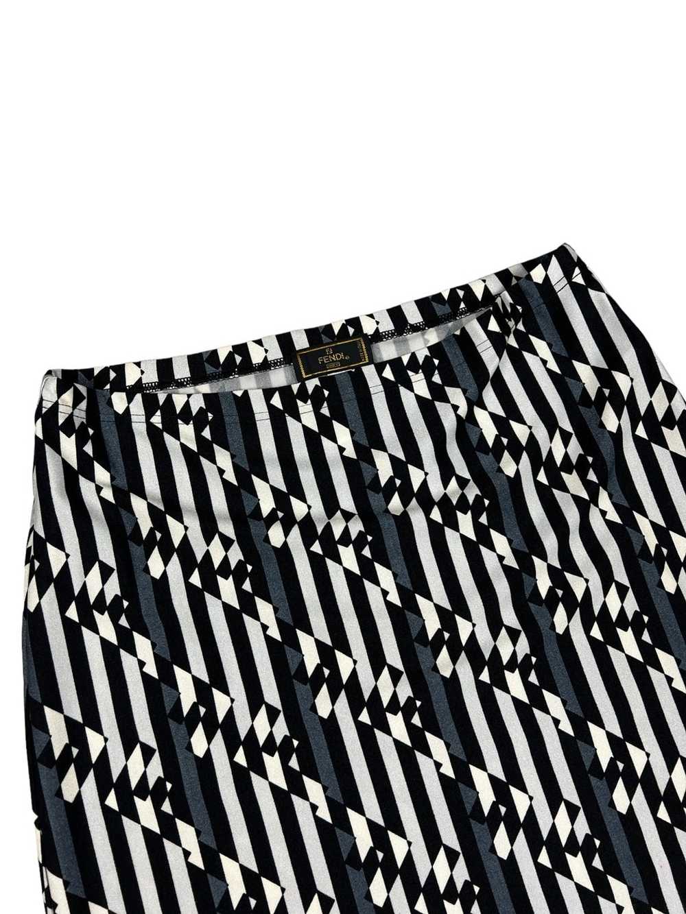 Fendi × Luxury Vintage Fendi Monogram Mini Skirt - image 4