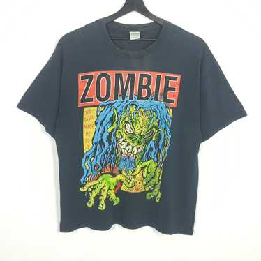 Gildan × Movie × Streetwear ZOMBIE Big Print Desi… - image 1