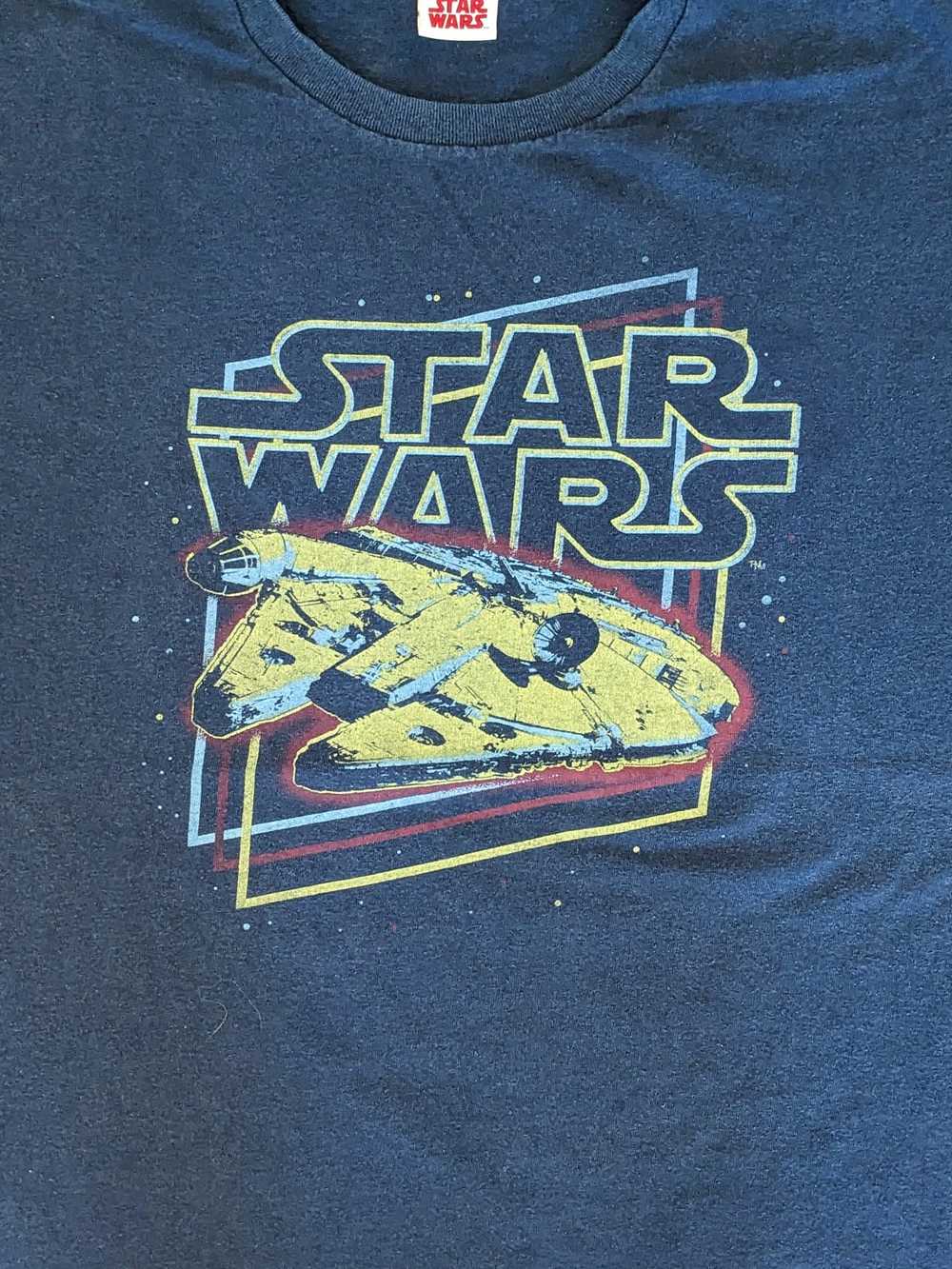 Star Wars Vintage Star Wars Millennium Falcon t-s… - image 2