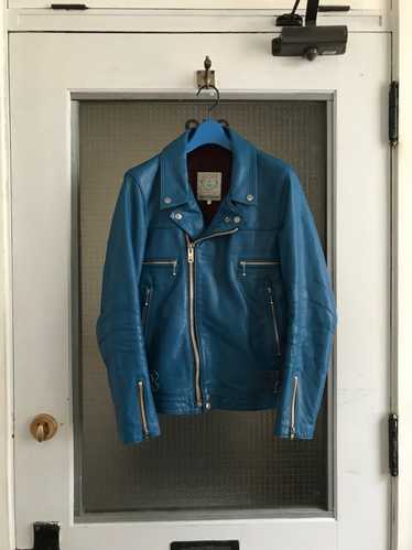 Undercover Electric Turquoise Blue Leather Rider J