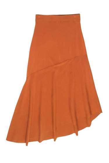 A.L.C. - Burnt Orange Knit Sweater Skirt w/ Asymme