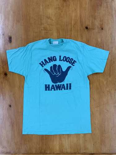 Vintage Hang Loose T-Shirt Size L Blue Hawaii-Kauai-… - Gem