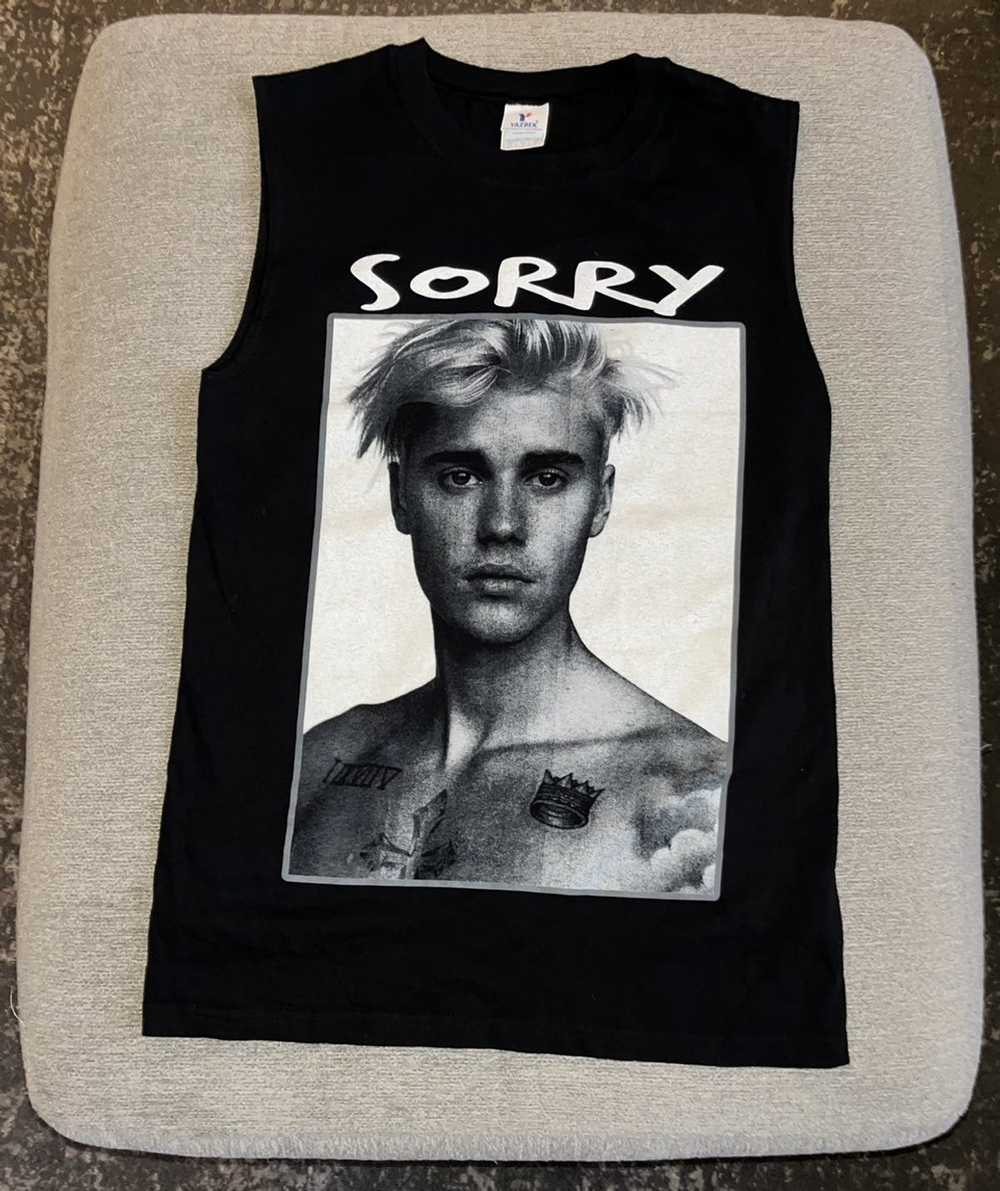 Justin Bieber Justin Bieber Sorry Sleeveless T-Sh… - image 1