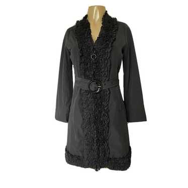 Moschino Love Moschino Black Rain Jacket Trench C… - image 1