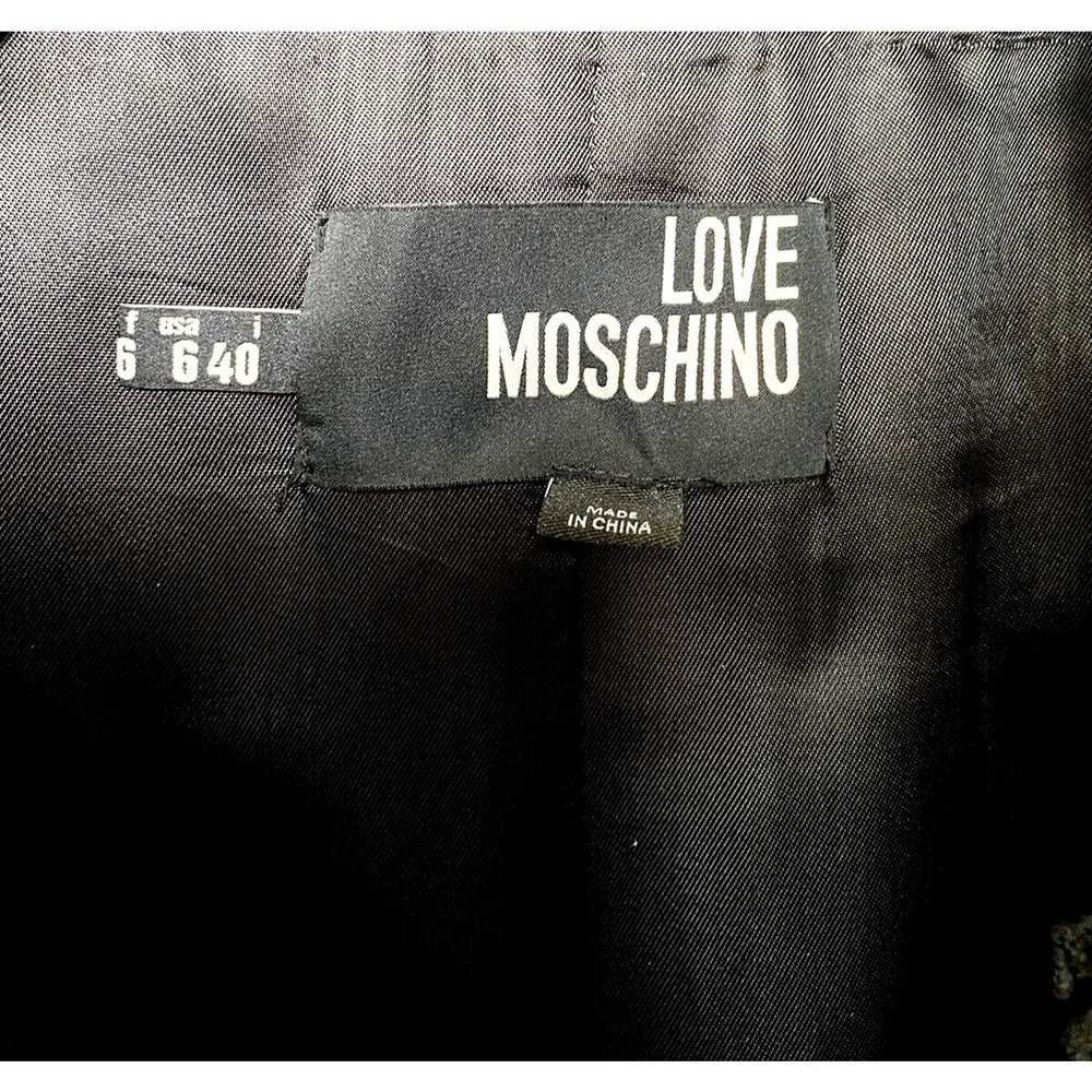 Moschino Love Moschino Black Rain Jacket Trench C… - image 7