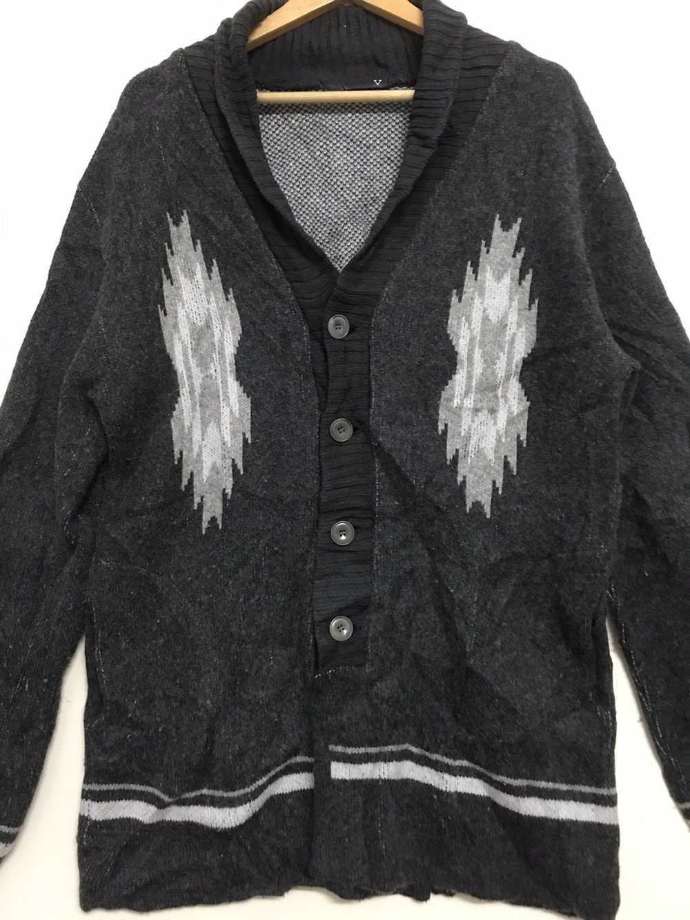 Japanese Brand Unisex Cardigan Sweater Native Chi… - image 5