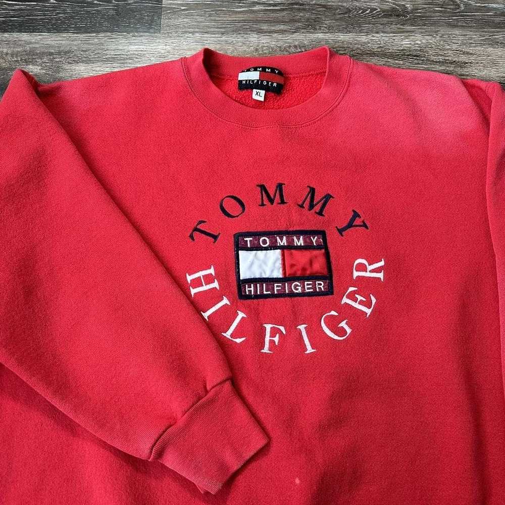 Tommy Hilfiger × Vintage vintage red tommy hilfig… - image 3