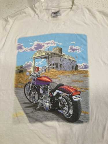 Hanes × Vintage Vintage Motorcycle T-shirt
