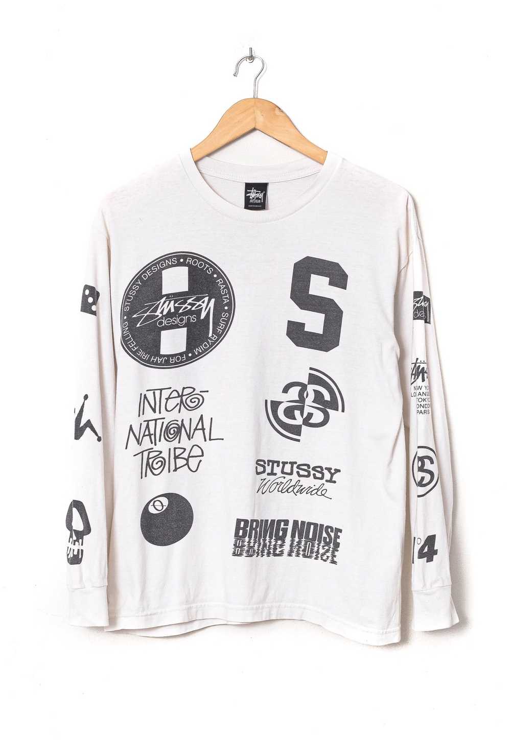 Stussy × Vintage Vintage STUSSY Long Sleeve T Shi… - image 1