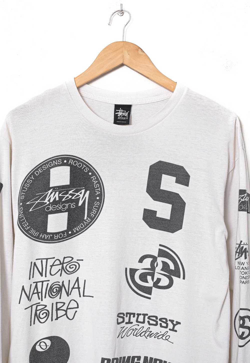 Stussy × Vintage Vintage STUSSY Long Sleeve T Shi… - image 4