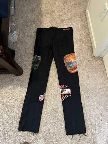 Streetwear 1/1 Corrupt Kid Harley Davidson jeans