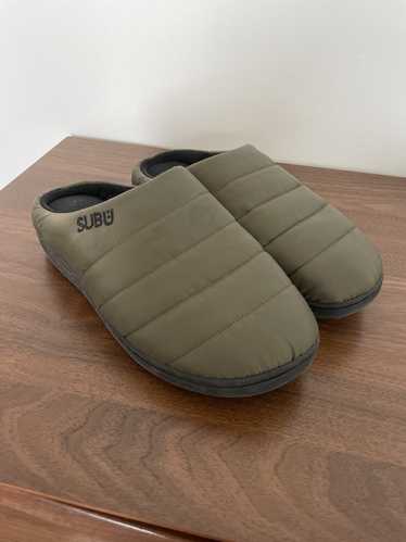 SUBU Subu Olive Down Slippers